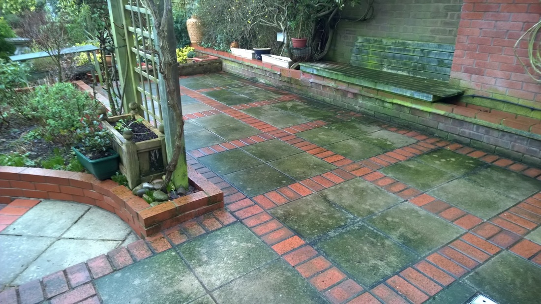 slabs before cleaning